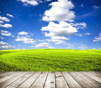 آسمان آبی منظره چشم انداز ابر 1