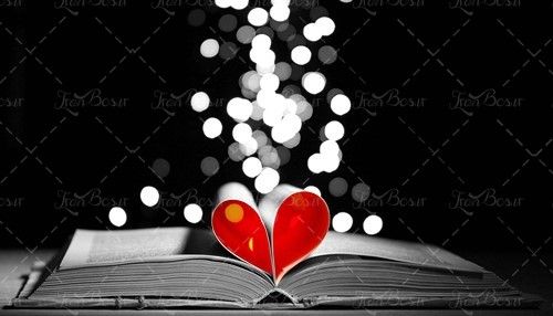 پس زمینه مشکی کتاب 