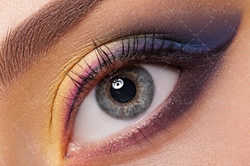 لنز آرایش چشم سالن آرایش 