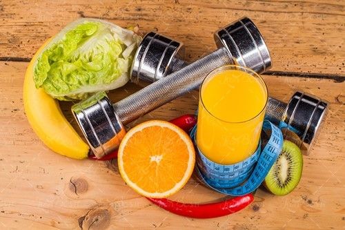 آب پرتقال موز کیوی فلفل قرمز کاهو 1