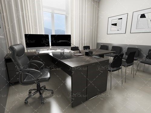 میز سه تیکه کف پوش پارکت 