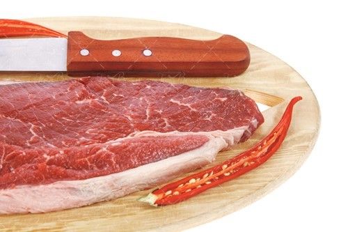 گوشت گوسفندی چاقوی گوشت 