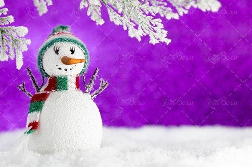 آدم برفی بستنی به شکل آدم برفی