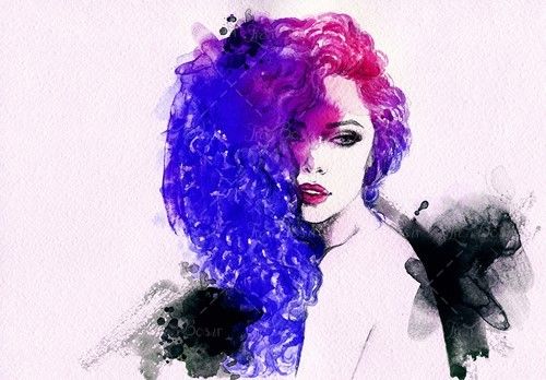 نقاشی چهره سالن زیبایی و آرایش 1