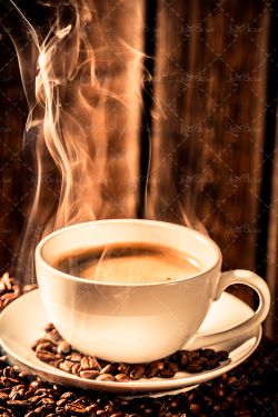 فنجان قهوه داغ کافی شاپ1 