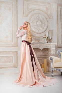 لباس عروس گل بهی مزون عروس 