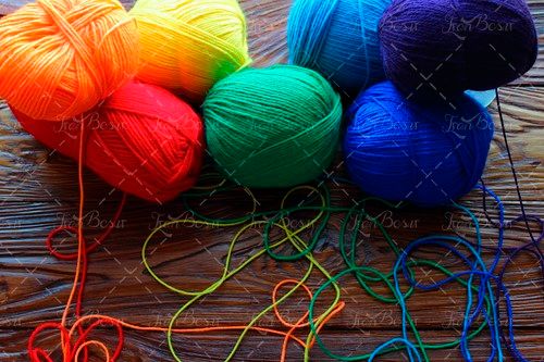 کلاف آبی قرمز سبز کلاف زرد 