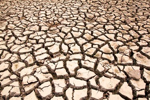 کویر صحرا بیابان ترک خورده 
