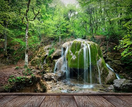 رودخانه آبشار آب طبیعت جنگل 1