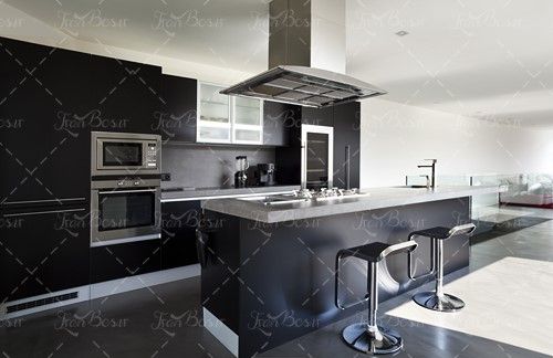 آشپزخانه طراحی داخلی هود صندلی 