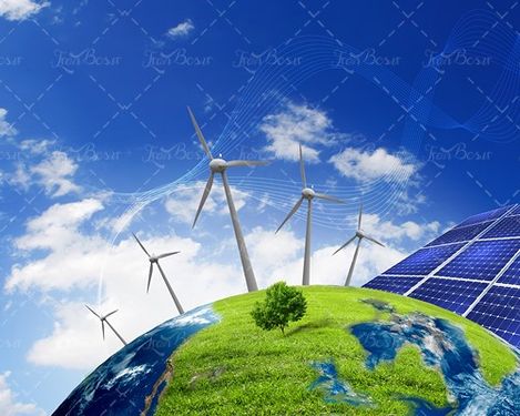انرژی پاک انرژی باد انرژی خورشید 