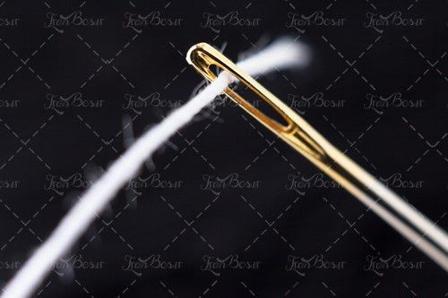 نخ و سوزن نخ سفید خیاطی 