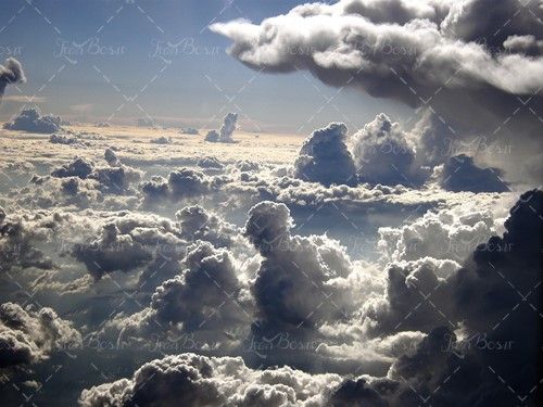 ابر سیاه ابر تیره منظره بالای ابرها 