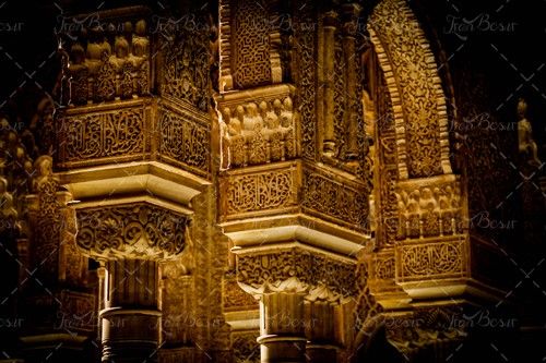 مسجد منبت کاری گچ بری 