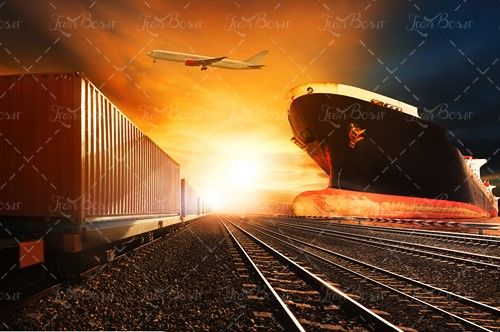 ترانزیت ریلی ترانزیت با هواپیما حمل بار 