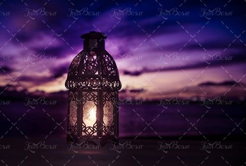 فانوس آسمان تیره نور فانوس شب 