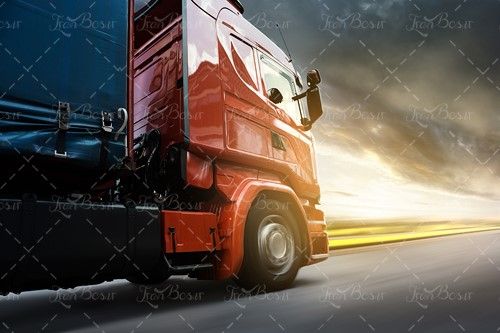 تریلی کامیون ترانزیت باربری حاده 