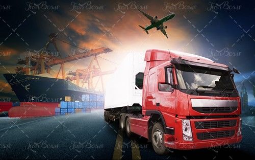 اف هاش قرمز کانتینر سفید ترانزیت 