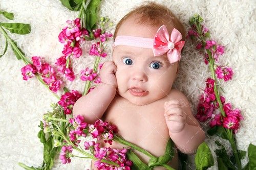 کودک خردسال نوزاد پاپیون گل بچه 