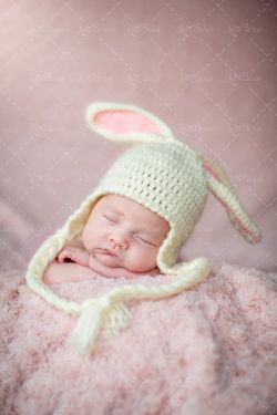 کودک خردسال نوزاد کلاه بچه آتلیه 