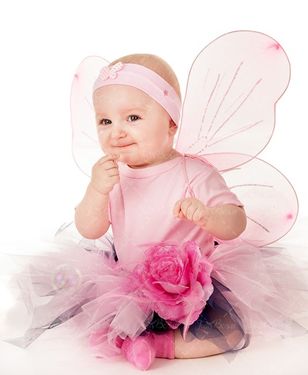آتلیه کودک نوزاد با لباس پروانه ای بچه 