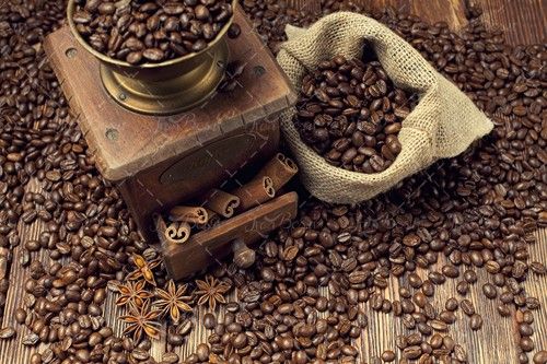 گیسه گونی قهوه خرد کن دانه قهوه 