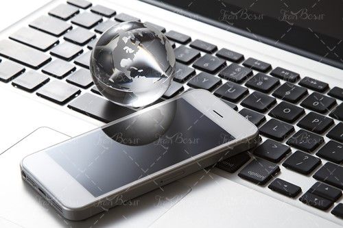 کره زمین شیشه ای لپ تاپ موبایل 
