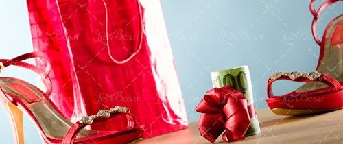 پاکت قرمز کفش مجلسی زنانه ارز 