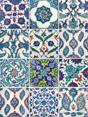 کاشی سرامیک نقش اسلیمی 