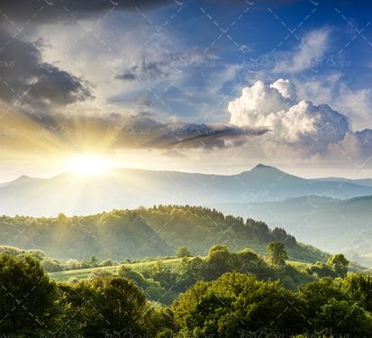 طلوع خورشید طلوع آفتاب ابر سفید 