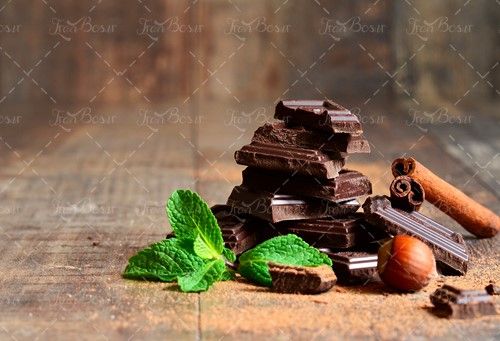 فندوق چوب دارچین شکلات کاکائو 