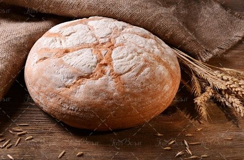 نان صنعتی نون کیسه گونی خوشه گندم 