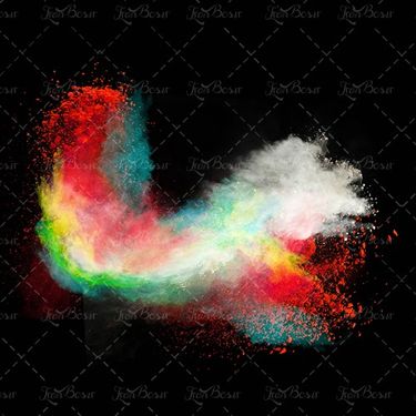 رنگ انفجار رنگ پاشیده شدن جوهر 