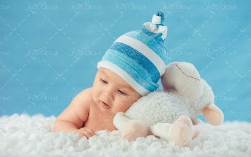 عروسک گوسفند نوزاد بچه کودک 