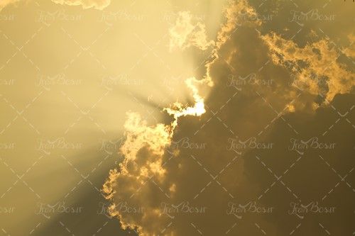نور خورشید پشت ابر آفتاب پشت ابر 
