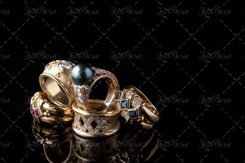 انگشتر مجلسی طلا و جواهرات قدیمی