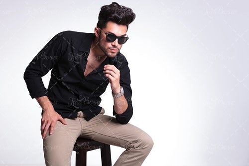 پیراهن مردانه مشکی لباس مردانه 