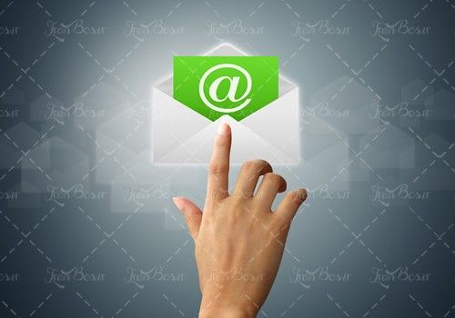 ایمیل پاکت نامه علامت ادساین 