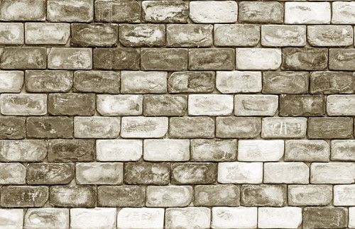 دیوار آجری سفید مصالح ساختمانی 