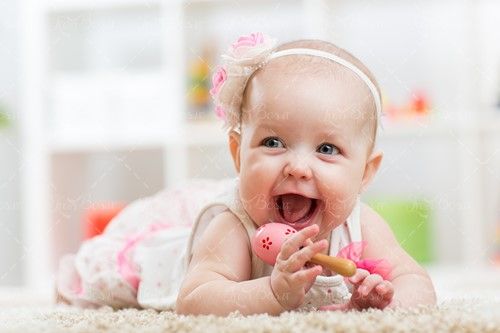 نوزاد گل سر اسباب بازی بچه کودک 