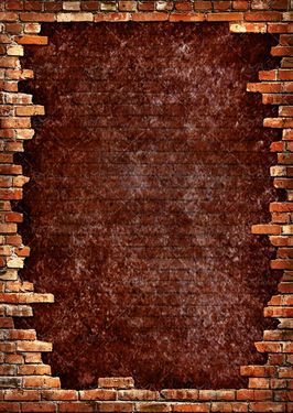 دیوار آجری زرشکی قاب عکس زرشکی 