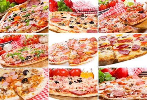 رستوران انواع مختلف یتزا فست فود 