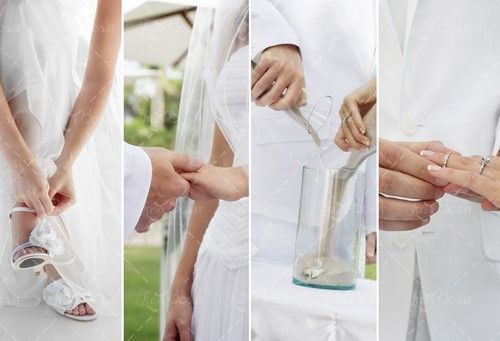 پوشیدن کفش حلقه ازدواج 