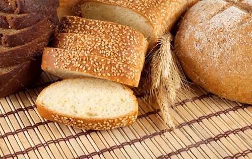 نان صنعتی گرد نون کنجدی نان کنجدی 