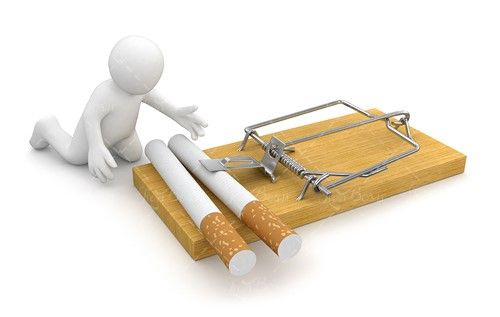 تله موش سیگار آدمک دخانیات اعتیاد 