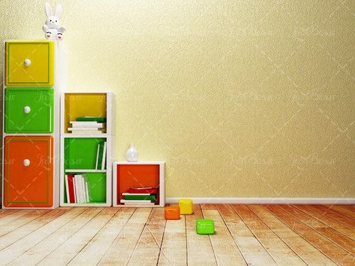 عروسک خرگوشی اتاق بچه پارکت 