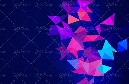 بکگراند بک گراند سه بعدی آبی تیره 