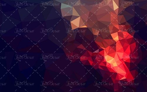 بکگراند سرمه ای قرمز سه یعدی 
