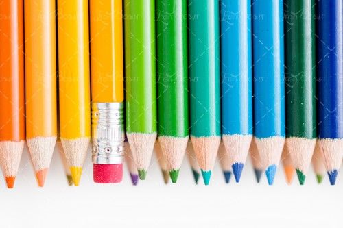 مداد رنگی پاک کن ته مداد نوشت افزار