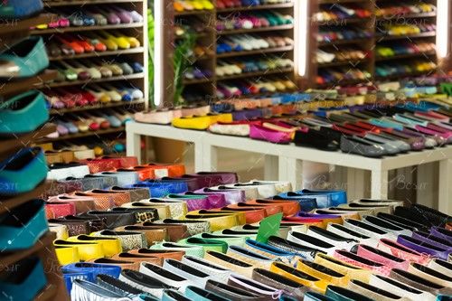 کفش فروشی کفش زنانه کفش رنگی 